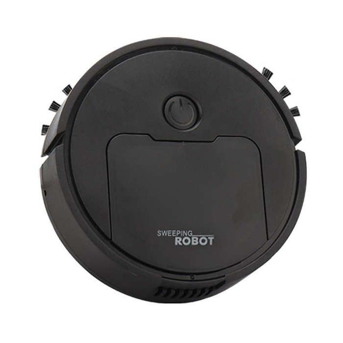3 in 1 Mini Vacuum Cleaner Intelligent Sweeping Robot(Black)