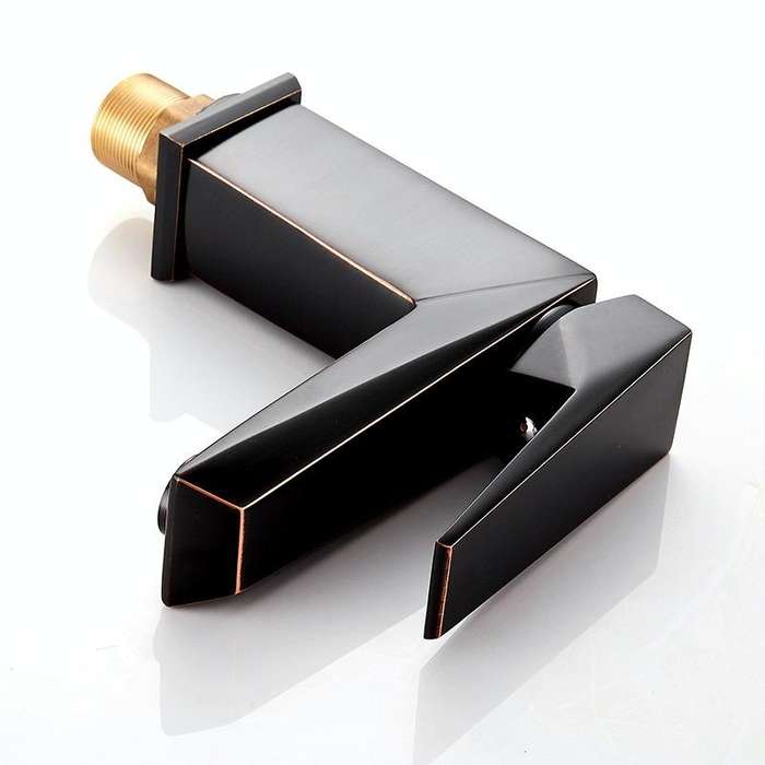 Hardware Faucet Bathroom Hot & Cold Water Faucet, Specification: Black 99508