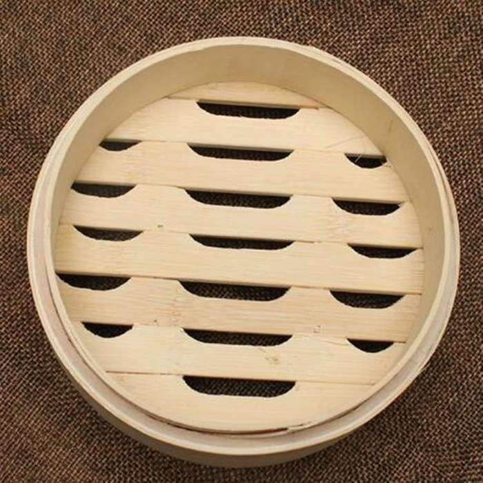 Xiaolongbao Bamboo Steamer Household Steamed Dumpling Cage Drawer Multi Layer Deepened Bamboo Ste...