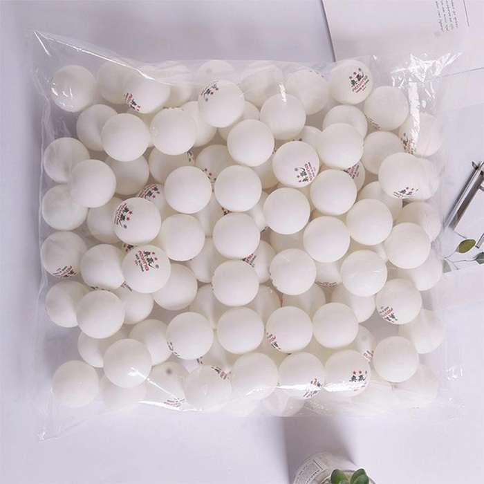 ROYING 100 PCS Professional ABS Table Tennis Training Ball, Diameter: 40mm, Specification:White 3...
