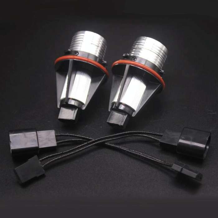 2 PCS DC 12-24V 6W 800LM 6000K LED Angel Eyes Light Bulb for BMW E39/E53/E60/E61/E63/E64/E65/E66/...