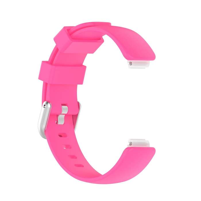 For Fitbit Inspire 2 TPE Watch Band, Size:L(Pink)