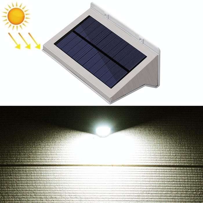 Outdoor Solar Body Sensing LED Lighting Wall Light(Warm White Light)