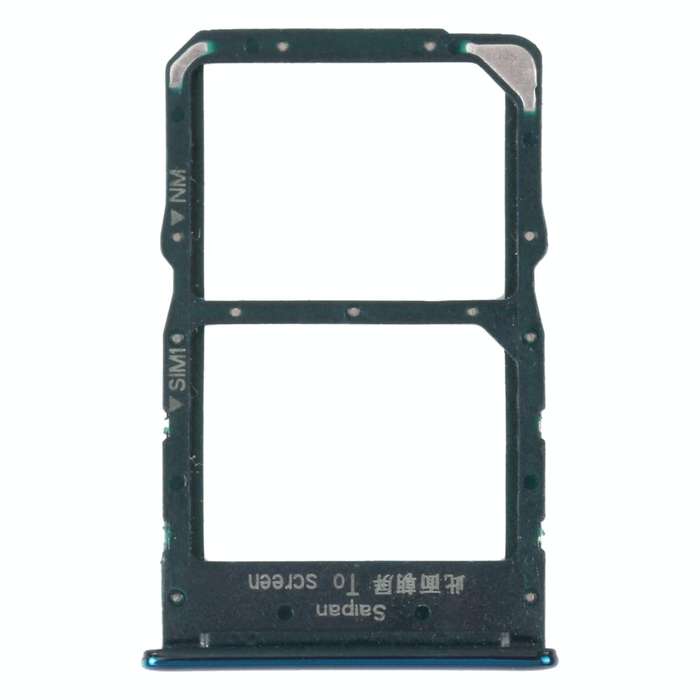 SIM Card Tray + NM Card Tray for Huawei Mate 30 Lite (Green)