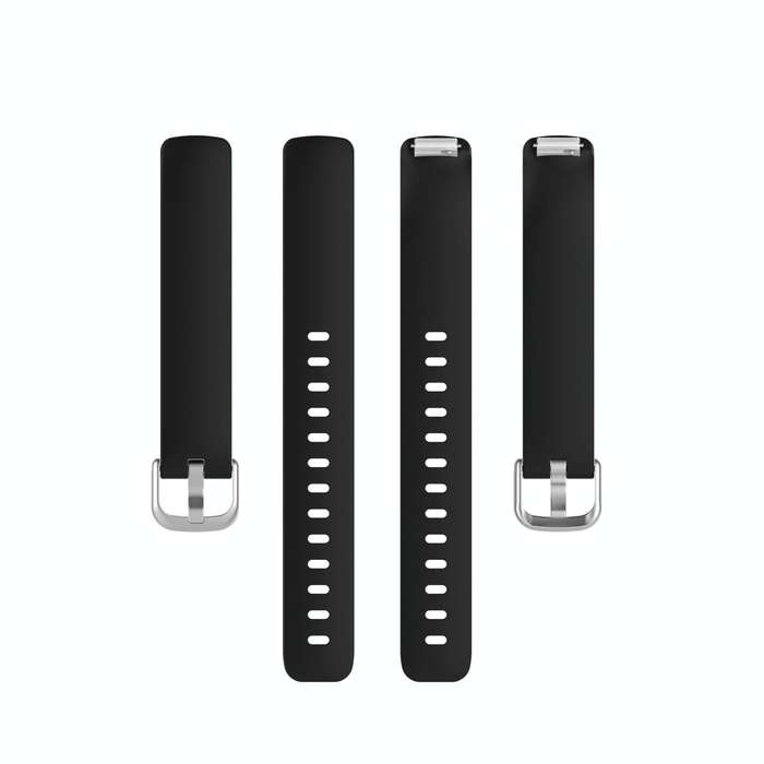 For Fitbit Inspire 2 TPE Watch Band, Size:S(Black)