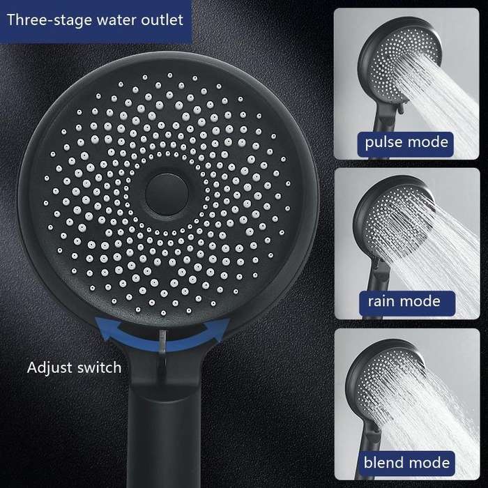 Home Handheld Silicone Supercharged Shower Nozzle, Style: White