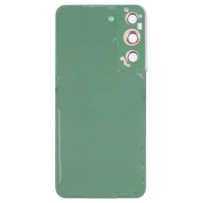 For Samsung Galaxy S22 5G SM-S901B Battery Back Cover with Camera Lens Cover (Pink)