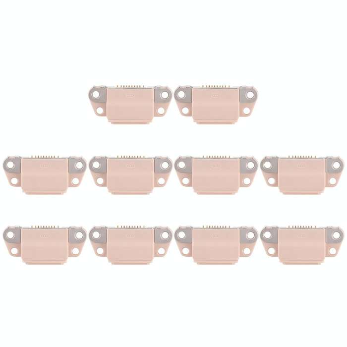10 PCS Charging Port Connector for iPhone 8 Plus / 8(Gold)