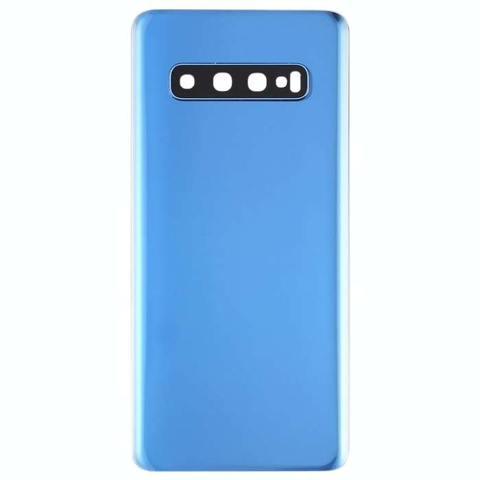For Galaxy S10 Battery Back Cover with Camera Lens (Blue)