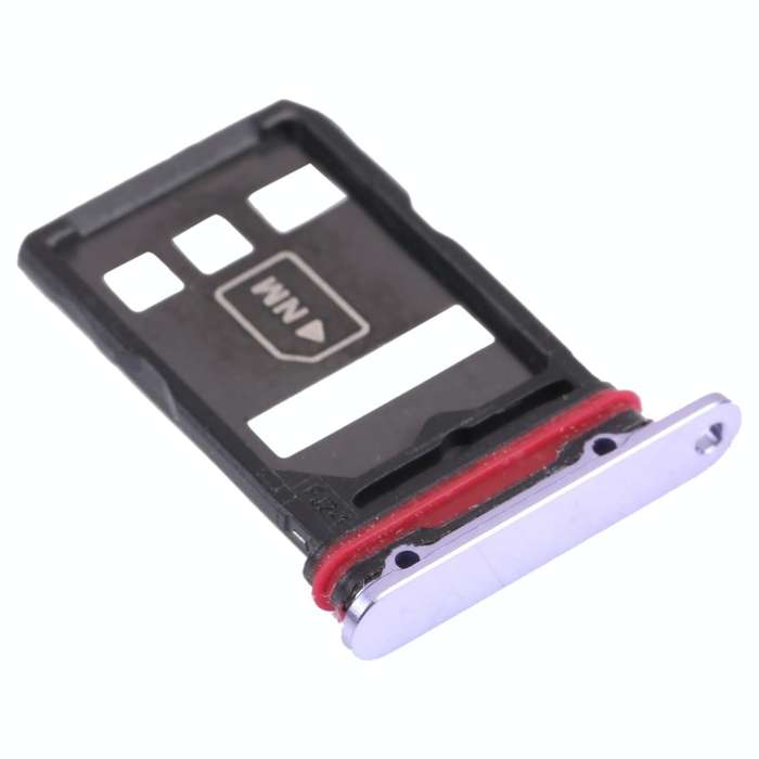 SIM Card Tray + NM Card Tray for Huawei Mate 30E Pro 5G (Purple)