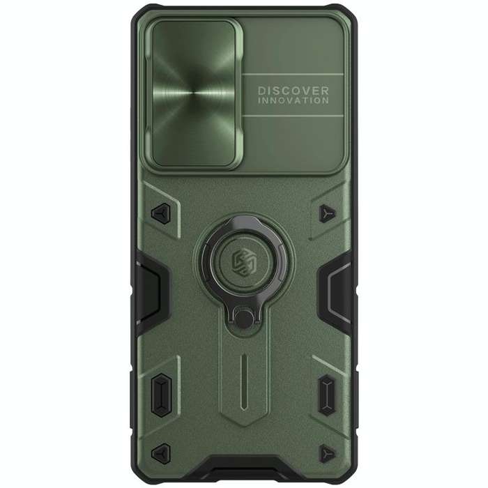 For Samsung Galaxy S21 Ultra 5G NILLKIN Shockproof CamShield Armor Protective Case with Invisible...