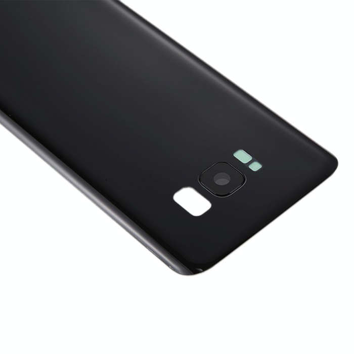 For Galaxy S8+ / G955 Battery Back Cover with Camera Lens Cover & Adhesive (Black)