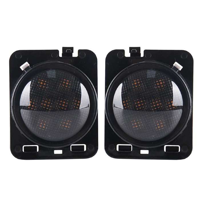 2 PCS 8W DC 12V Car SUV Refit LEDWheel Eyebrow Turn Signal for Jeep Wrangler JK 07-17, Specificat...