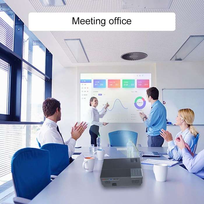 Cheerlux CL770 1920 x 1080P Full HD Smart Projector Android 9.0 1GB+8GB (Black)