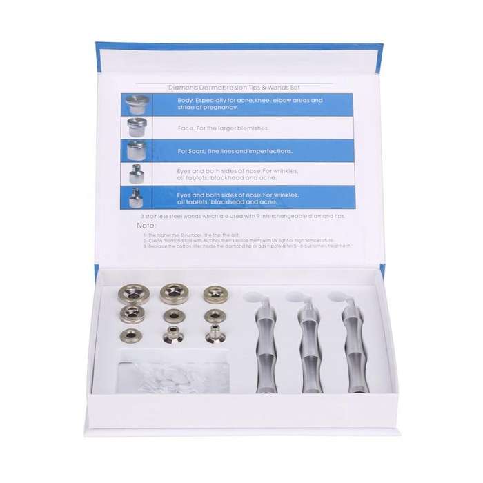 Microdermabrasion Facial Diamond Dermabrasion Machine Portable Cleaning Beauty Device 110V US Plug