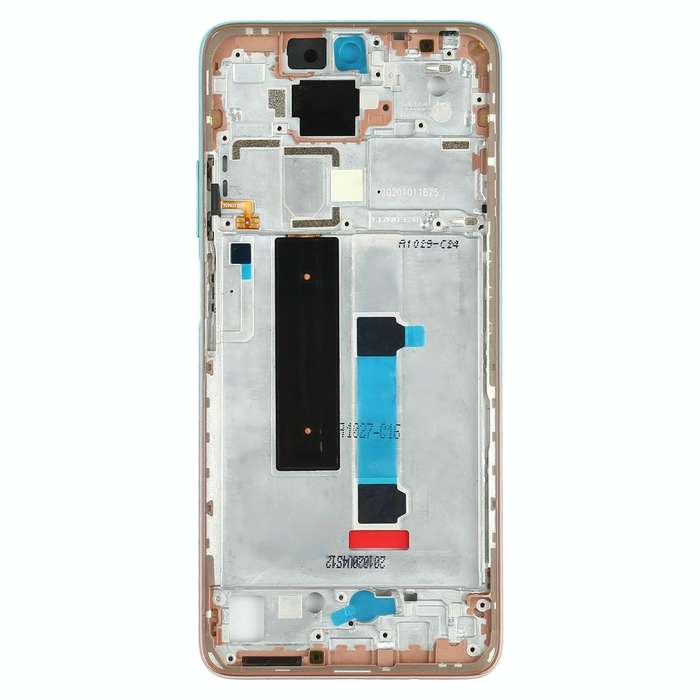 Original Front Housing LCD Frame Bezel Plate for Xiaomi Redmi Note 9 Pro 5G M2007J17C(Green Lake)
