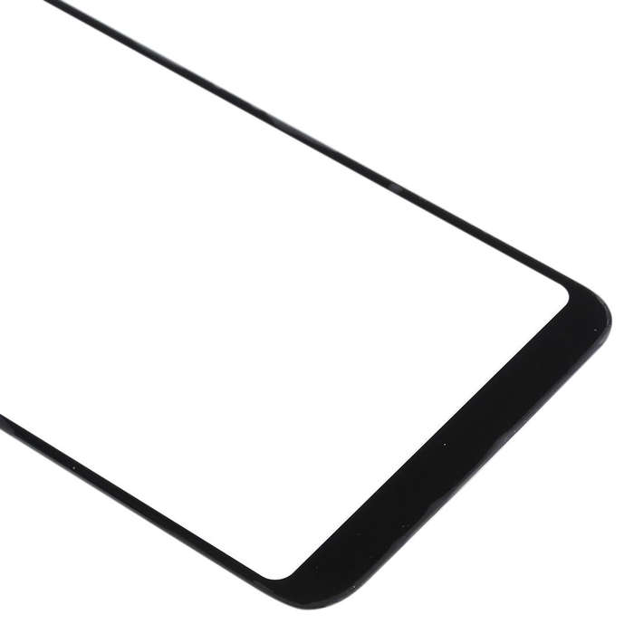 For Samsung Galaxy A6+ (2018) / A605  10pcs Front Screen Outer Glass Lens (Black)