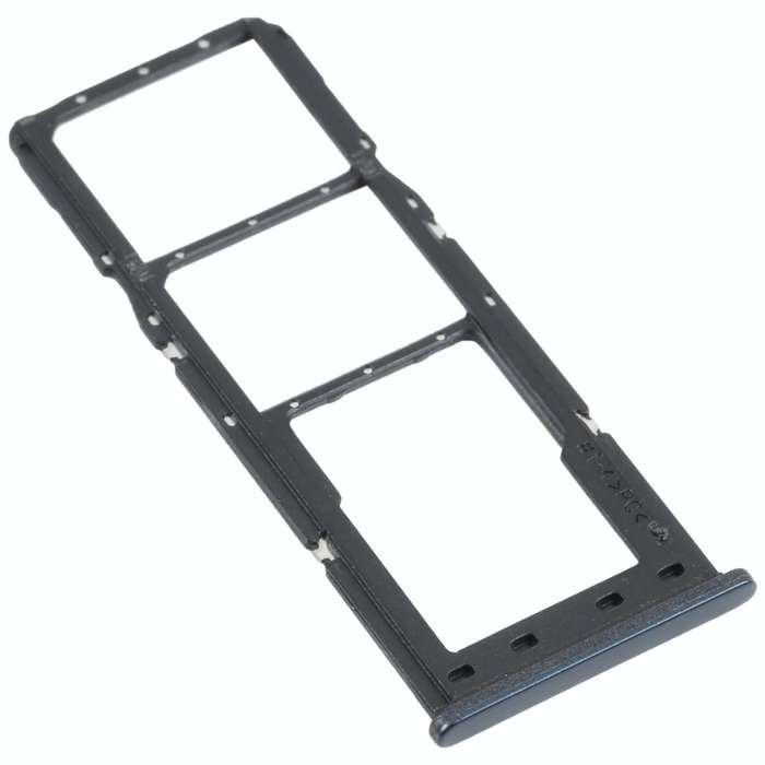 For Samsung Galaxy M12 SM-M127 SIM Card Tray + SIM Card Tray + Micro SD Card Tray (Black)