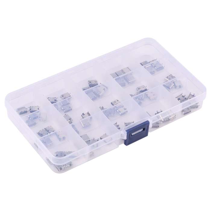 75 PCS/Set USB Type C Charging Port Connector 6Pin / 12Pin / 16Pin / 14Pin / 24Pin for Huawei / S...