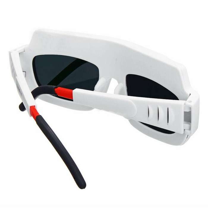 Automatic Dimming Anti-Ultraviolet Anti-Strong Photoelectric Welding Glasses(White)