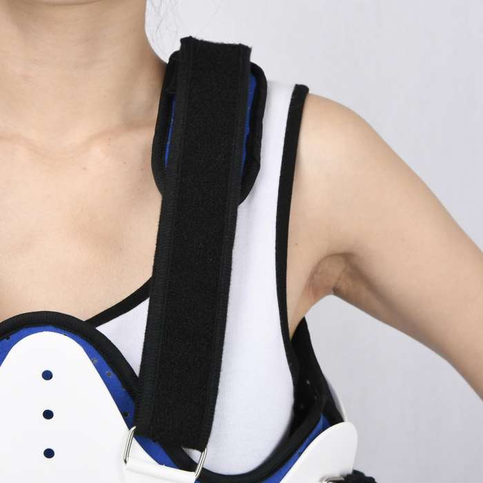 Adjustable Thoracolumbar Fixation Brace And Waist Protector,Style: Double Airbag, Specification: ...