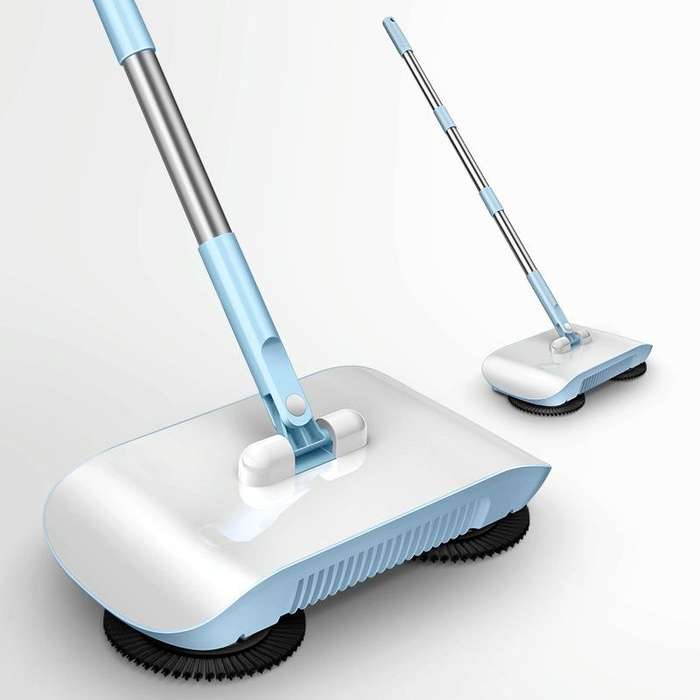 X2 Gear-assisted Walk-behind Sweeper, Specification: with 1 Rag(Blue)