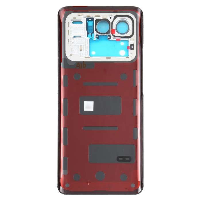 Original Ceramics Battery Back Cover for Xiaomi Mi 11 Ultra M2102K1G(Black)