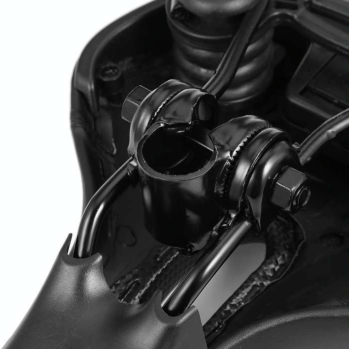 Bicycle Cushion With Lamp Bicycle Saddle Mountain Bike Saddle(Black)