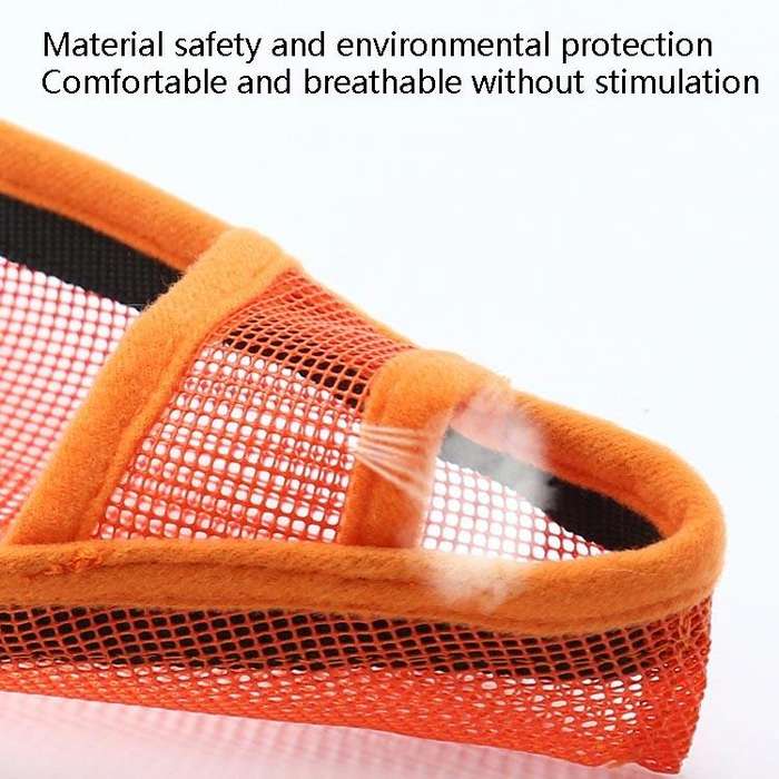 Dog Mouth Cover Anti-Bite Mesh Dog Mouth Cover Medium And Large Dogs Anti-Drop Mask XL(Green)