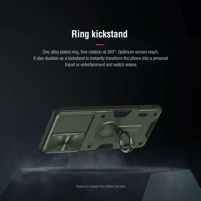 For Samsung Galaxy S21 Ultra 5G NILLKIN Shockproof CamShield Armor Protective Case with Invisible...