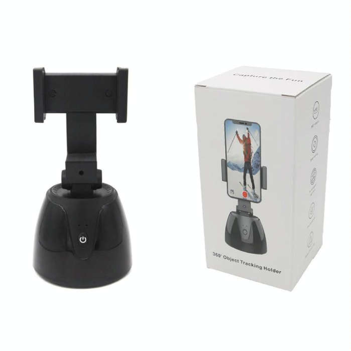 360-Degree Smart Follow-Up Selfie Live Video Recording Tripod Heads Battery Tripod Heads