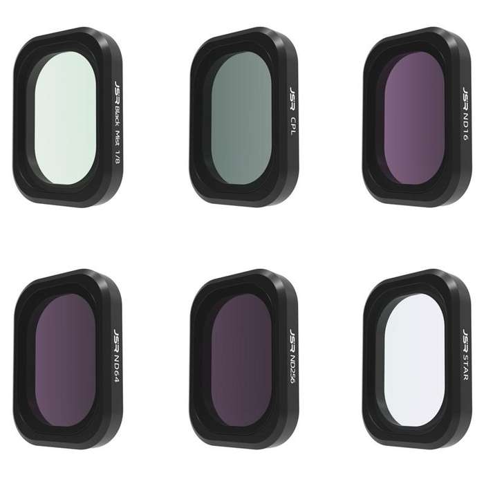 For DJI OSMO Pocket 3 JSR CB Series Camera Lens Filter, Filter:6 in 1 Beauty Black Mist