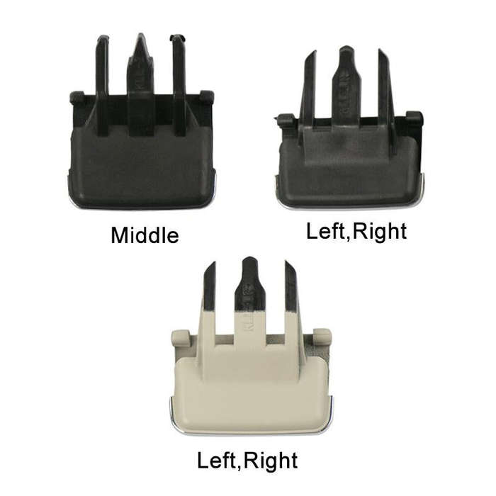 For Toyota Corolla Left-hand Drive Car Left and Right Air Conditioning Air Outlet Paddle (Black)