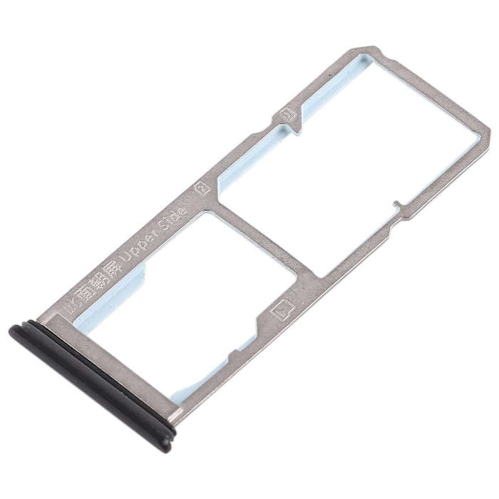 For Vivo Y69 2 x SIM Card Tray + Micro SD Card Tray (Black)