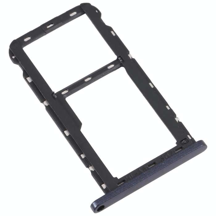 For ZTE Blade A52 SIM Card Tray + SIM Card Tray / Micro SD Card Tray (Grey)