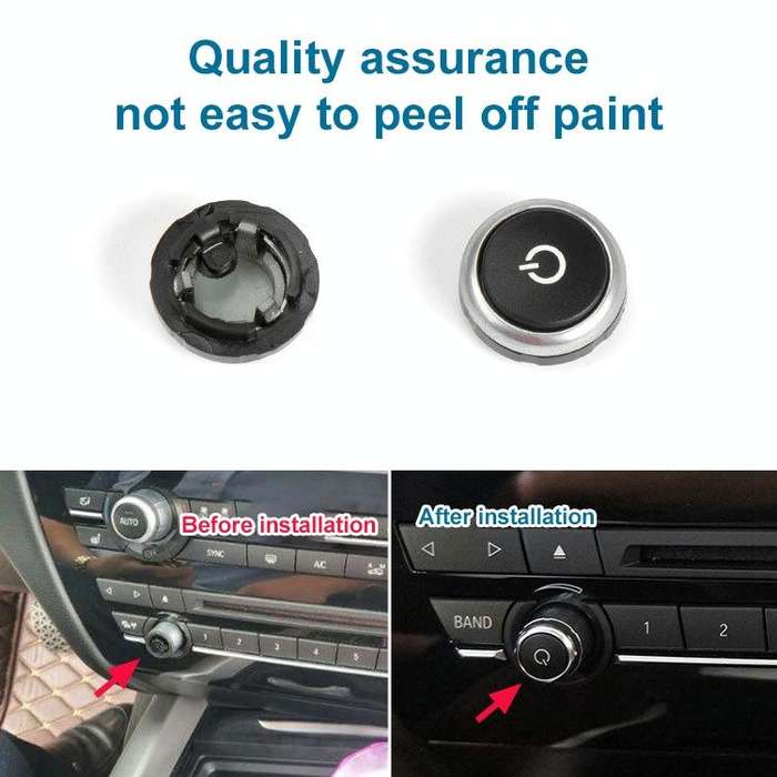 Car Radio Switch Button CD Player Volume Knob 64119350272 for BMW F15