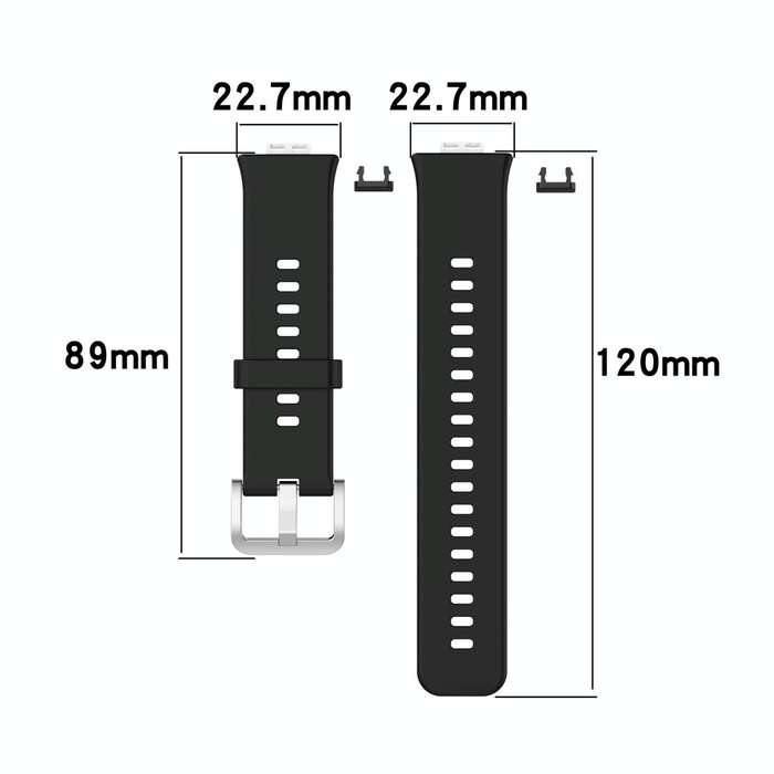 For Huawei Watch Fit TIA-B09 Silicone Watch Band(wine red)
