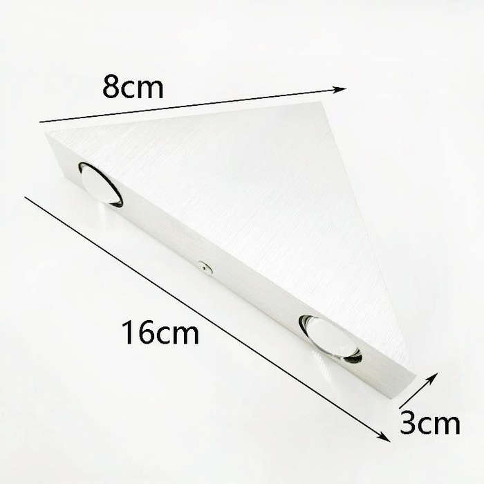 9W LED Triangle Wall Light Interior Corridor Aisle Lights(Blue Light)