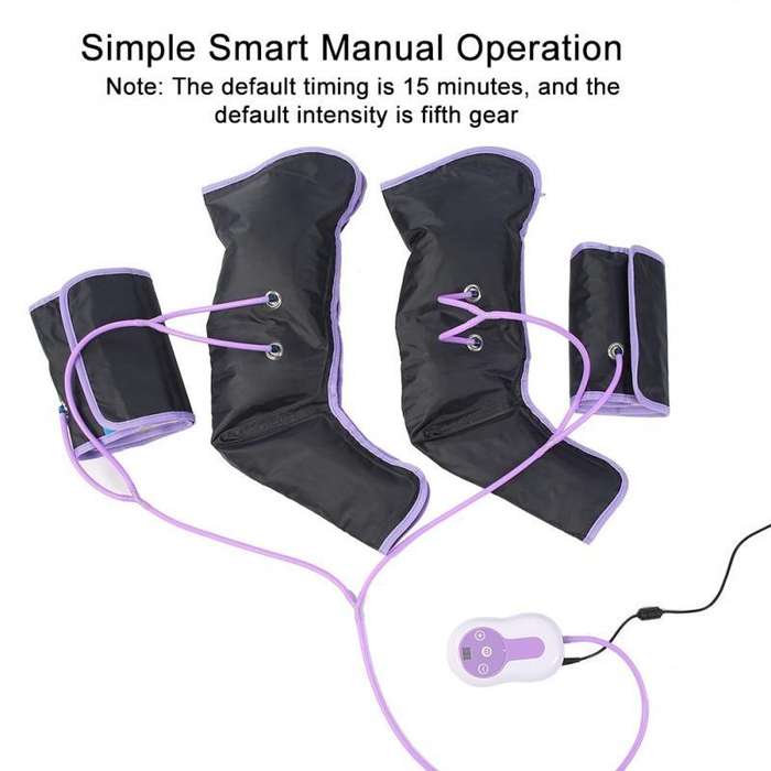Air Wave Pneumatic Leg Massager Home Air Pressure Massager, Plug Type:EU Plug