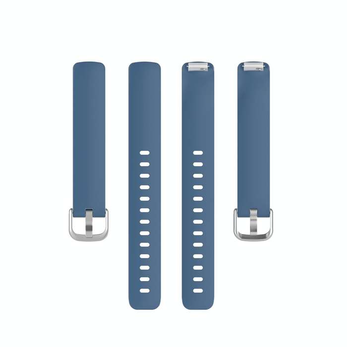 For Fitbit Inspire 2 TPE Watch Band, Size:L(Rock Cyan)