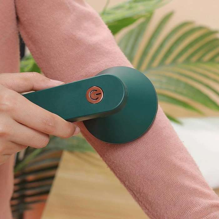 USB Rechargeable Household Hair Ball Trimmer Lint Remover(Green)