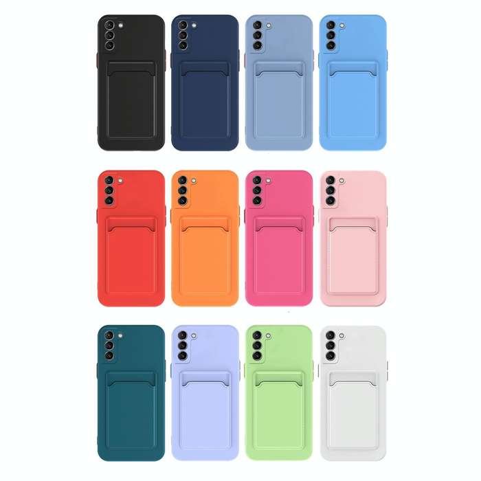 For Samsung Galaxy A34 5G Skin Feel Card TPU Contrast Color Button Phone Case(Purple)