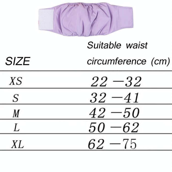 Male Dog Special Courtesy Belt Pet Physiological Pants, Size: M(Shallow Purple)
