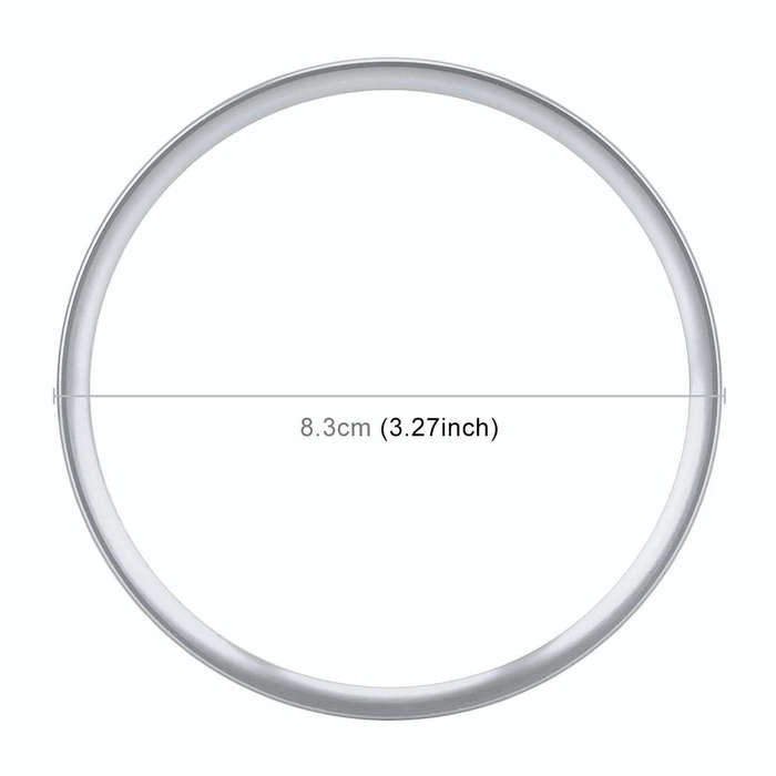Car Auto Steering Wheel Ring Cover Trim Sticker Decoration for Audi A4L / A3 / A5 2017-2019(Silver)