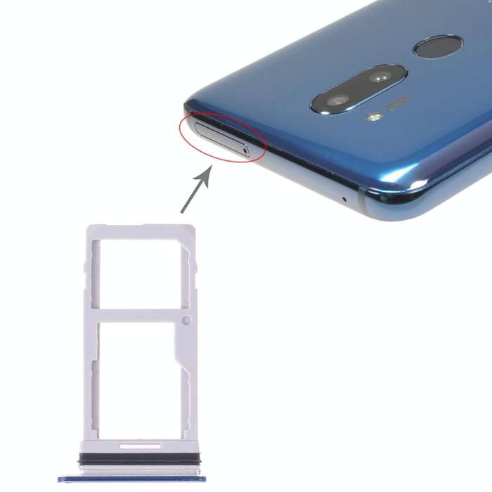 SIM Card Tray + SIM Card Tray / Micro SD Card Tray for LG G7 ThinQ G710 G710EM G710PM G710VMP G71...
