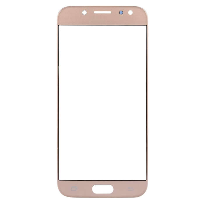 For Samsung Galaxy J3 2017 / J330 10pcs Front Screen Outer Glass Lens (Gold)