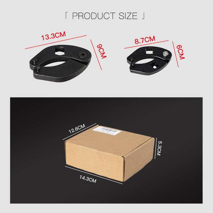 1 Pair Motorcycle Universal Adjustable Gland Nut Wrench Set for Hydraulic Cylinder 1266 +7463