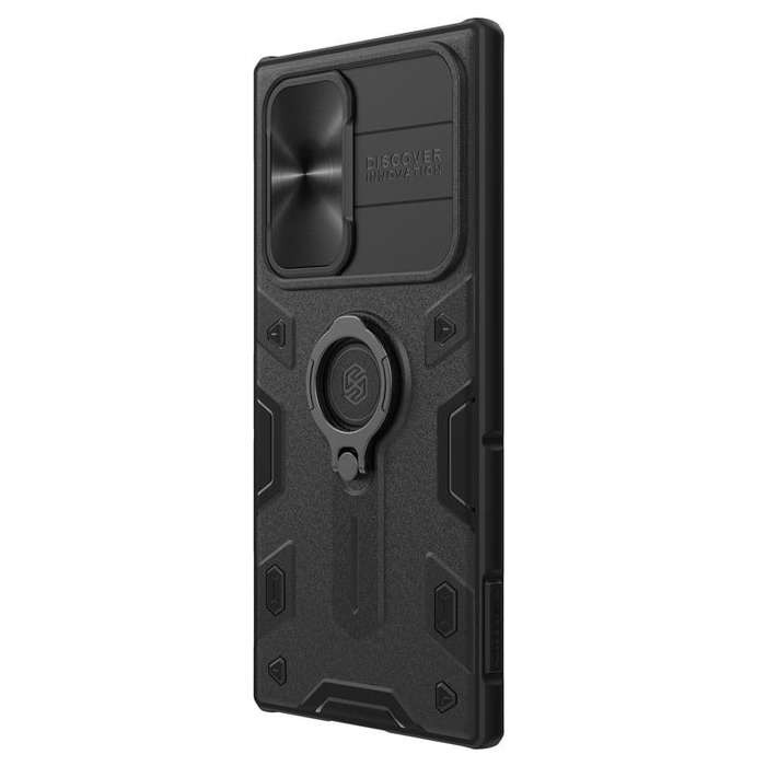 For Samsung Galaxy S22 Ultra 5G NILLKIN CamShield Armor Phone Case(Black)