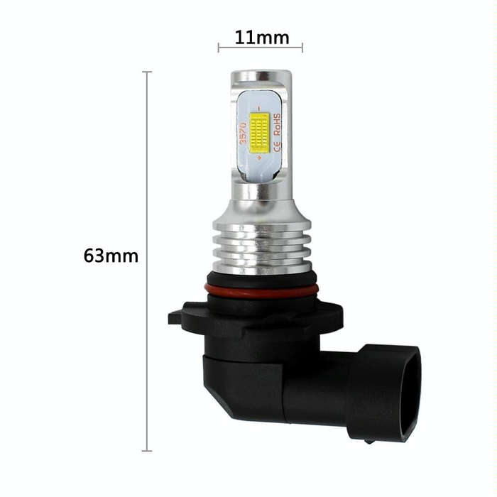 2 PCS 9005 HB3 72W 1000LM 6000-6500K Super Bright White Light Car Fog LED Bulbs, DC 12-24V (Ice B...