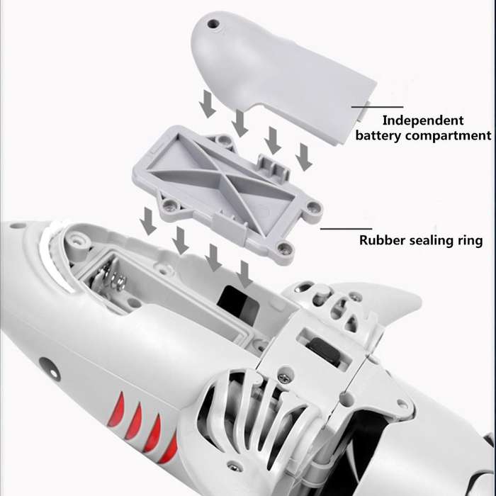 MoFun K23 2.4G 5-channel Remote Control Waterproof Simulation Shark